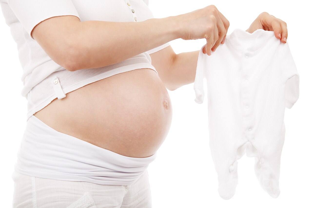 A pregnant woman